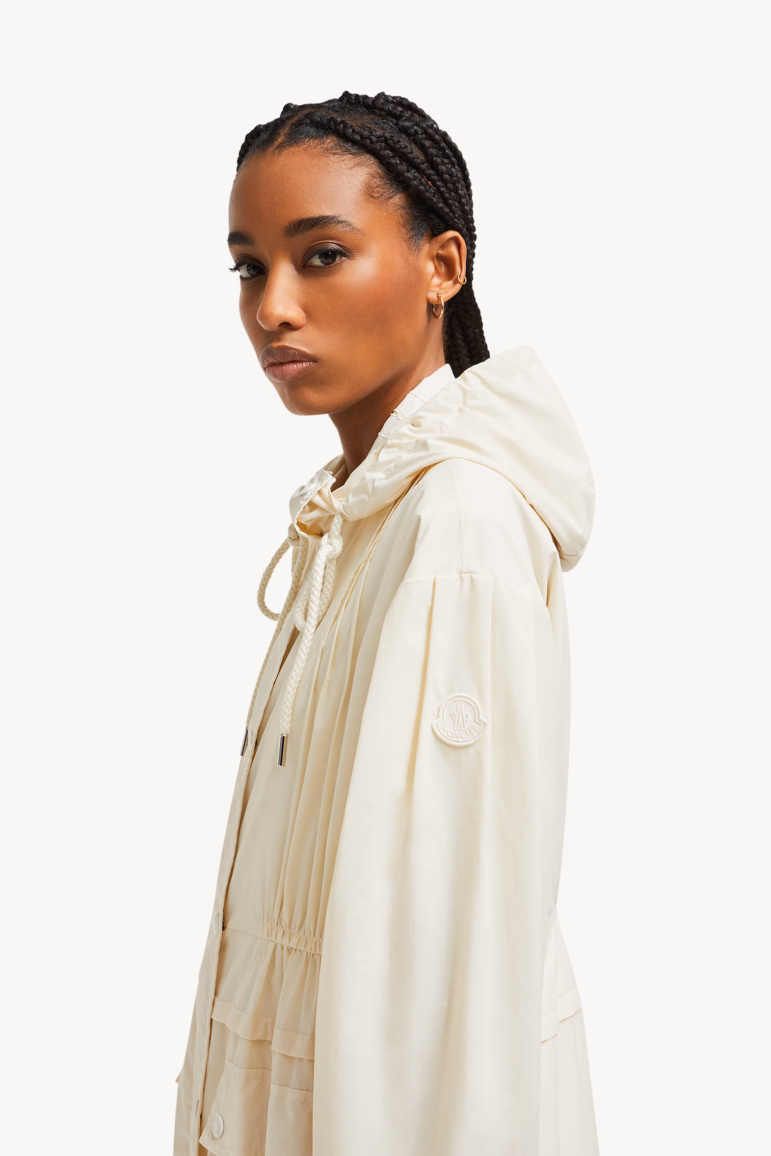 Parka à capuche Coupiac Femmes Blanc Ivoire Moncler 4